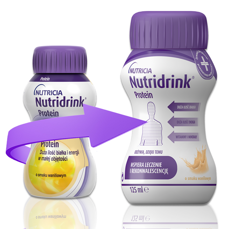 Ентеральне харчування Nutricia Nutridrink Protein Berries смак Ванілі